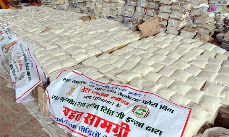 Uttarakhand Flood Relief Material Dera
