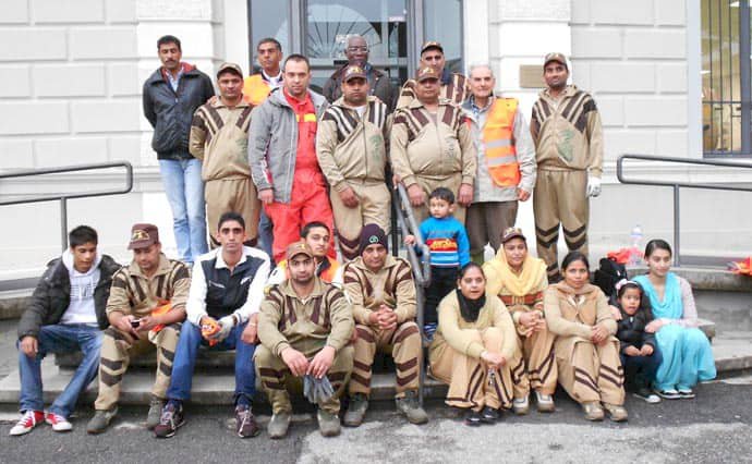 1st Cleanliness Campaign held by Dera Sacha Sauda volunteers in Bergamo, Italy