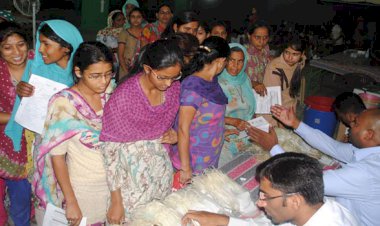 Blood Donation Camp Organized by Dera Sacha Sauda Volunteers for Indian Army