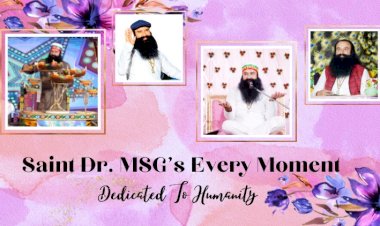 40 Days, 5 New Welfare Initiatives, Massive Drug De-addiction Campaign & Tons of Joys - Saint Dr MSG’s every moment was dedicated to Nation & Society