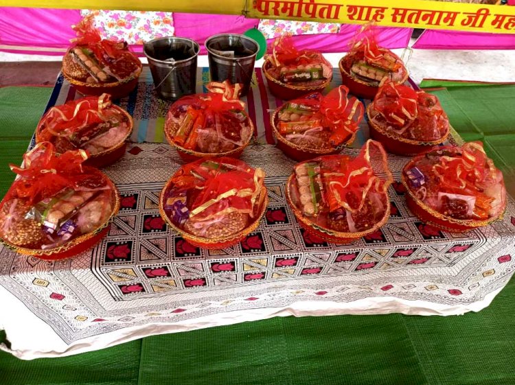 Remarkable MSG Guru Mantra Bhandara in Chhattisgarh | Volunteers pledged to perform 156 Welfare Works
