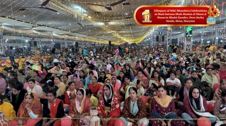 Congratulations on the Sacred MSG Bhandara- The Pious Incarnation Day of Revered Sai Shah Mastana Ji Maharaj