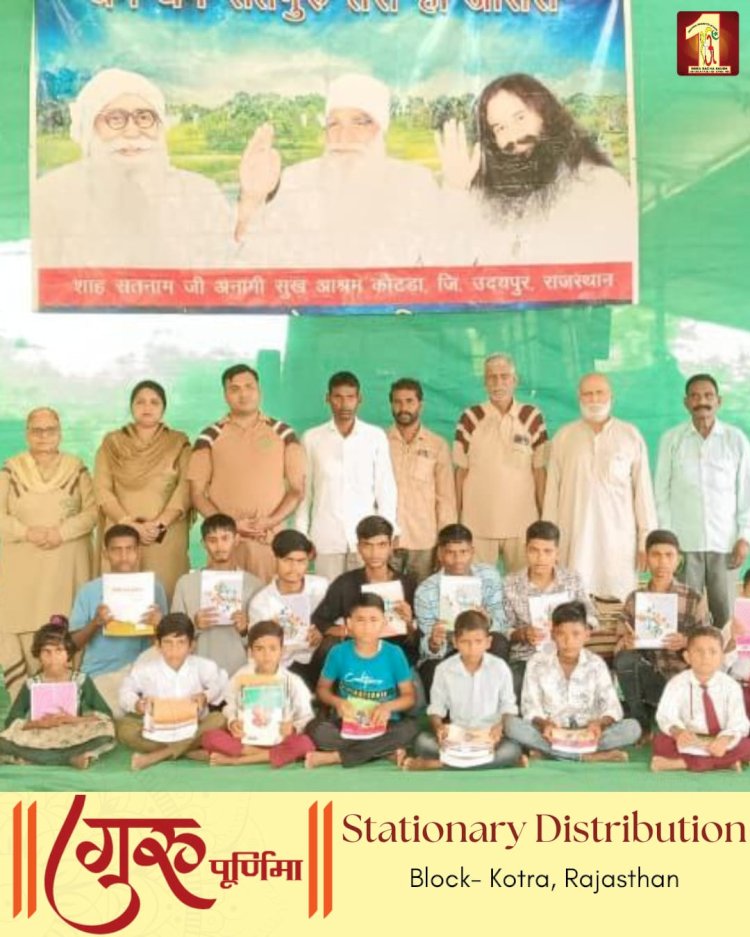 Nationwide Celebrations: Dera Sacha Sauda Volunteers Honor Guru Purnima with Welfare Acts