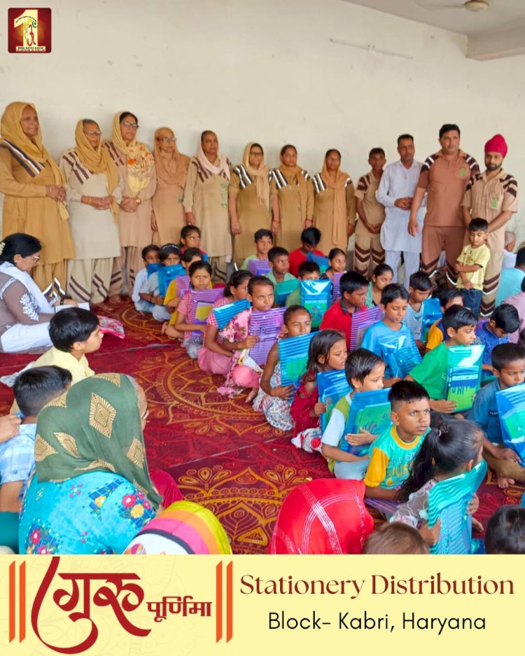 Nationwide Celebrations: Dera Sacha Sauda Volunteers Honor Guru Purnima with Welfare Acts