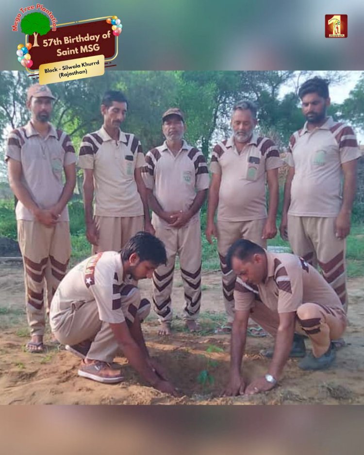 A Sacred Commitment to Sustainability: Honoring MSG Bhandara with a Grand Tree Plantation Drive