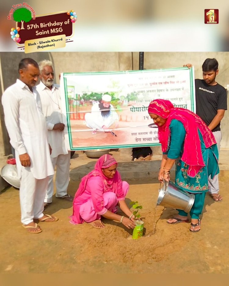 A Sacred Commitment to Sustainability: Honoring MSG Bhandara with a Grand Tree Plantation Drive