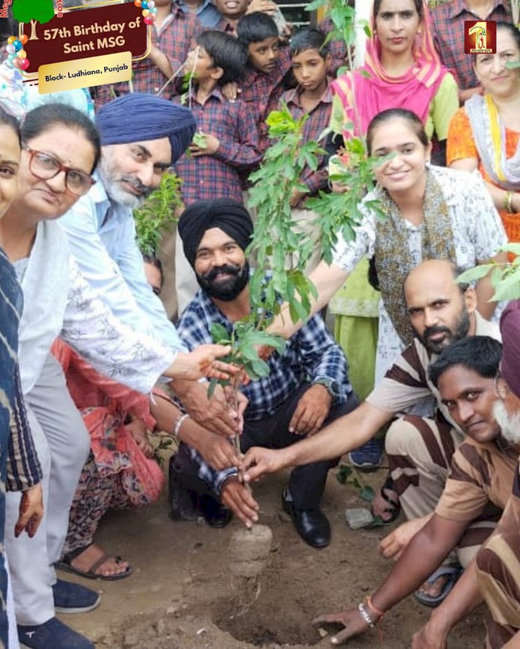 A Sacred Commitment to Sustainability: Honoring MSG Bhandara with a Grand Tree Plantation Drive