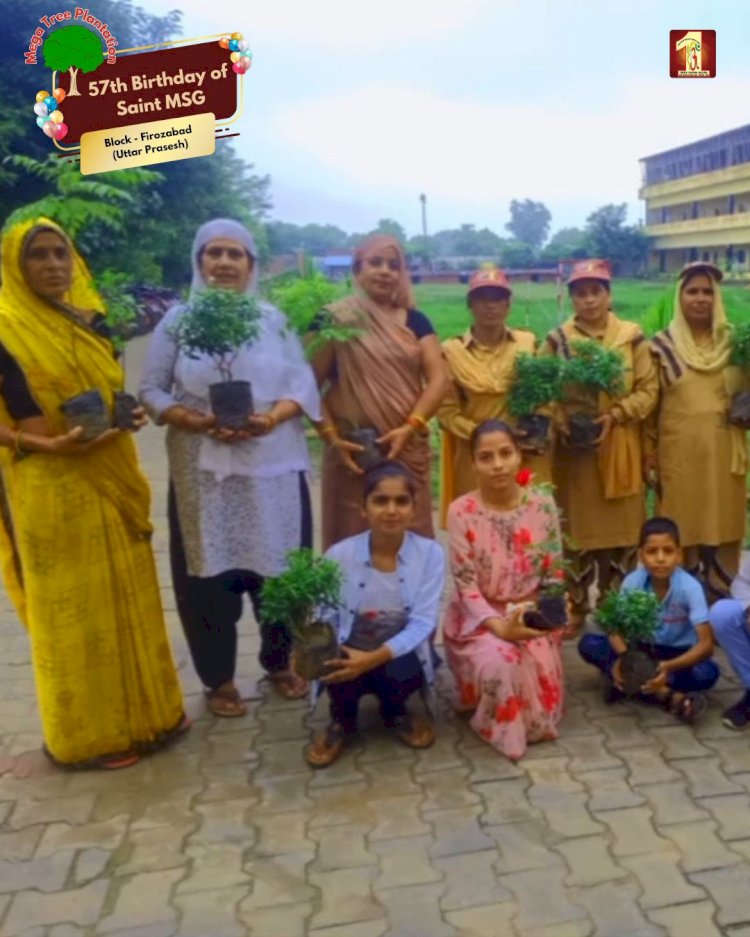 A Sacred Commitment to Sustainability: Honoring MSG Bhandara with a Grand Tree Plantation Drive