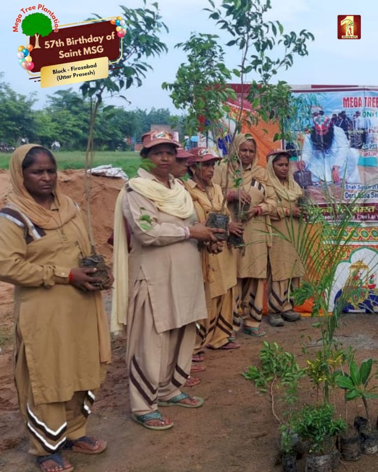 A Sacred Commitment to Sustainability: Honoring MSG Bhandara with a Grand Tree Plantation Drive