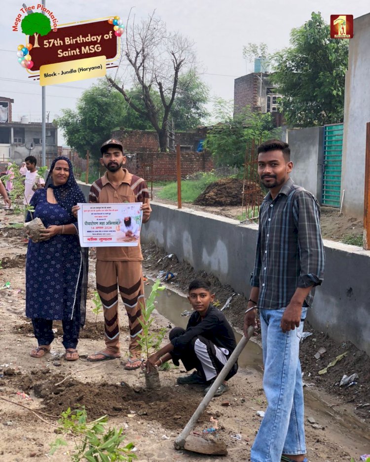 A Sacred Commitment to Sustainability: Honoring MSG Bhandara with a Grand Tree Plantation Drive