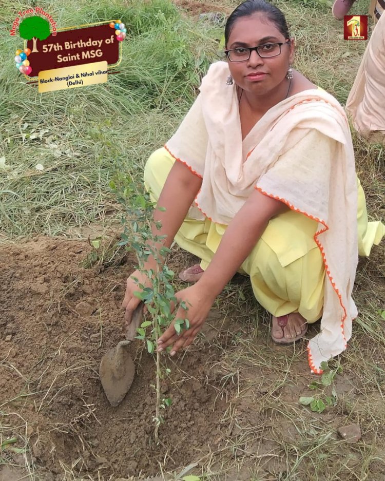 A Sacred Commitment to Sustainability: Honoring MSG Bhandara with a Grand Tree Plantation Drive