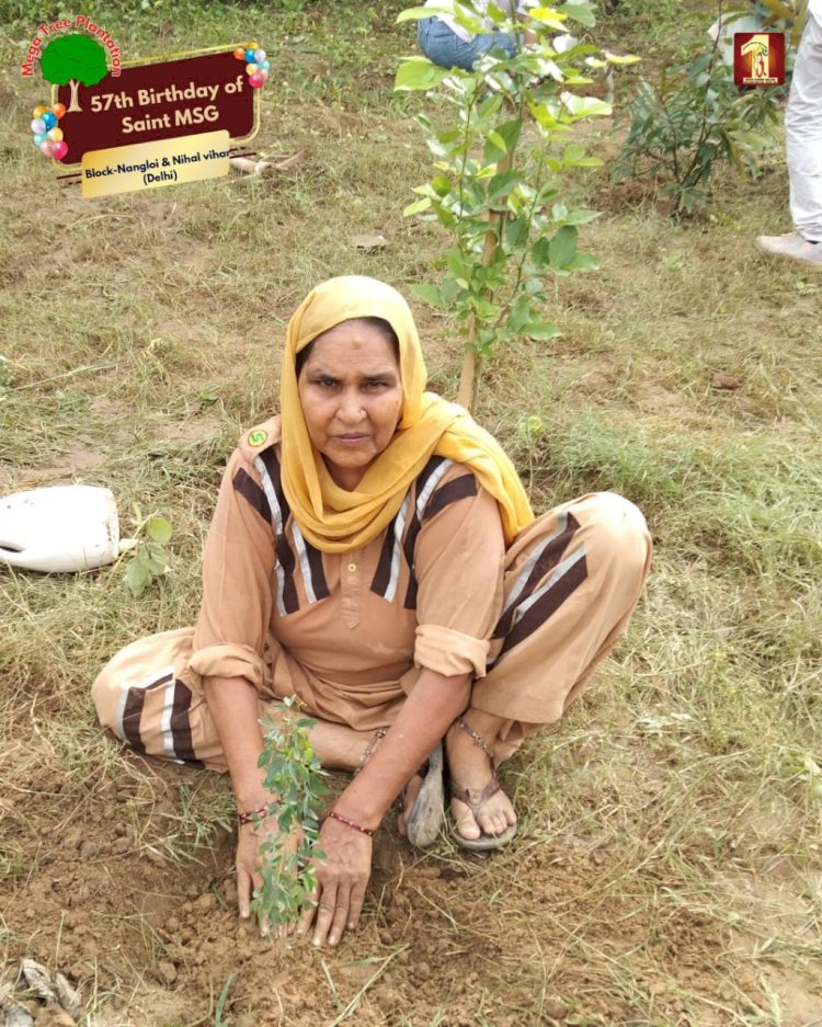 A Sacred Commitment to Sustainability: Honoring MSG Bhandara with a Grand Tree Plantation Drive