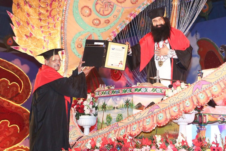 The Global Honor of Five Doctorates for Saint Dr. Gurmeet Ram Rahim Singh Ji Insan