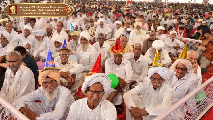 MSG Bhandara- A Day of Celebrating the Incarnation of Sai Mastana Ji Maharaj