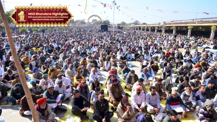 106th MSG Bhandara: Celebrating the Divine Incarnation of Parampita Shah Satnam Singh Ji Maharaj