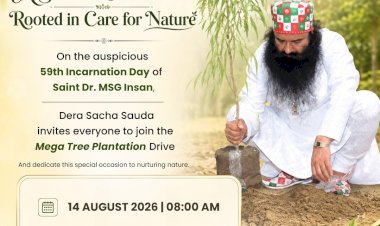A Green Legacy for Generations: How Revered Saint Dr. MSG Ji Inspired One of the World’s Largest People-Led Environmental Movements